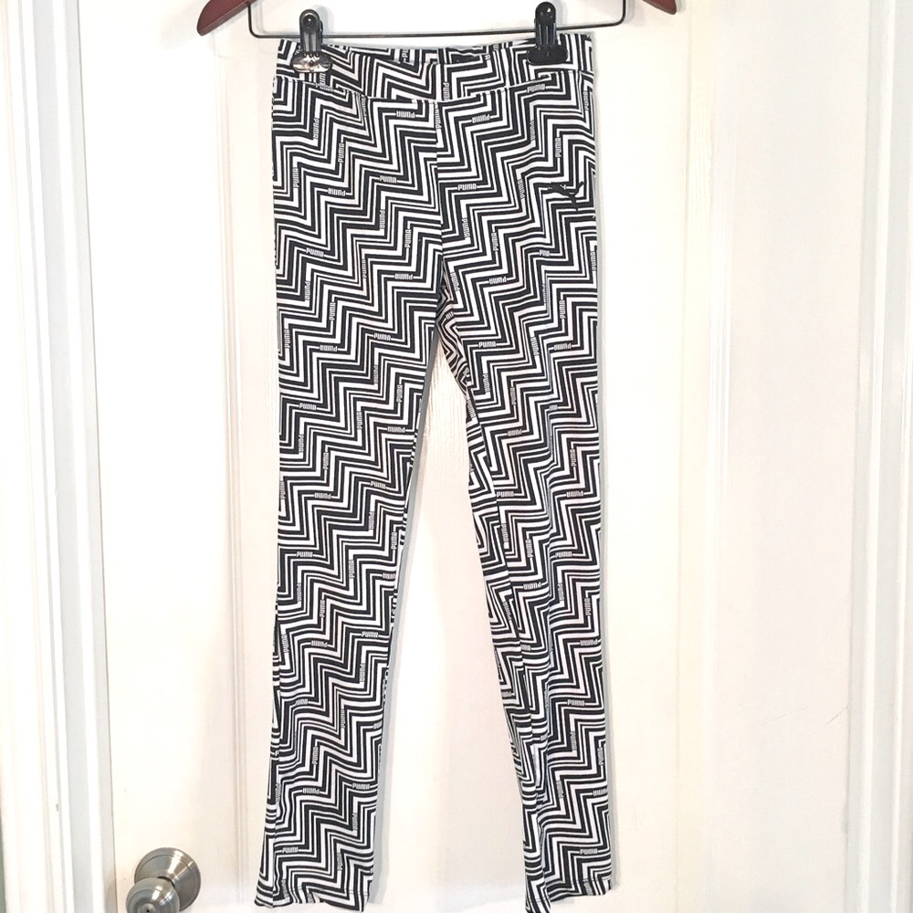 Puma Black & White Leggings
